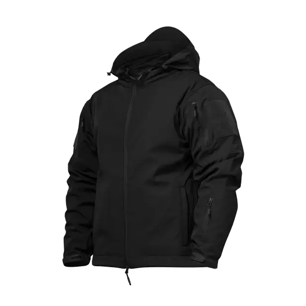 1 - Куртка тактична SoftShell APEX Shield Storm. Осінь-Весна Чорний. Розмір S