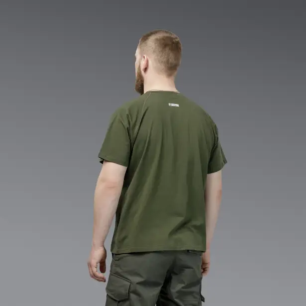 3 - Футболка Urban Cotton. Бавовна/еластан. Олива. Розмір L