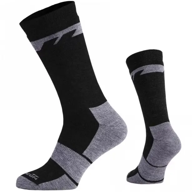 1 - Зимові шкарпетки Pentagon Alpine Merino Heavy, Чорний