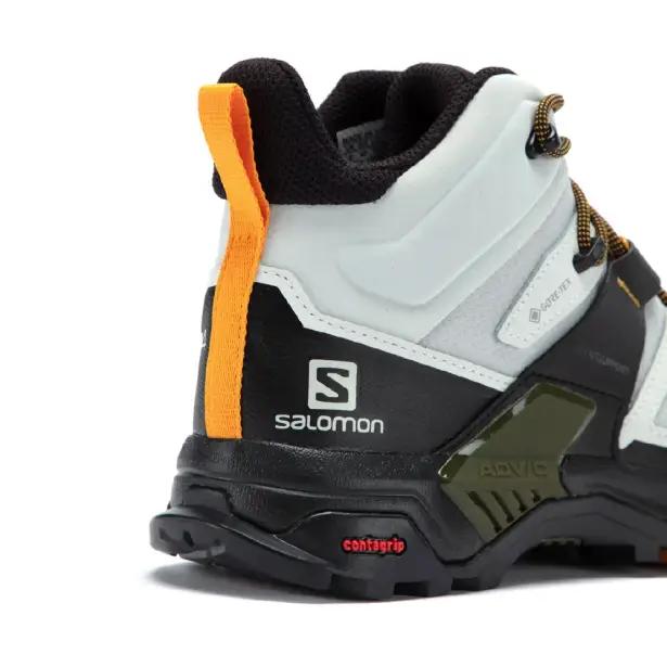 7 - Трекінгове взуття Salomon X Ultra 4 MID Gore-Tex (водонепроникні). Lunar rock / Magnet. Розмір 42 2/3