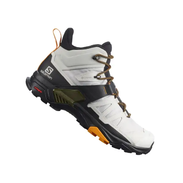 5 - Трекінгове взуття Salomon X Ultra 4 MID Gore-Tex (водонепроникні). Lunar rock / Magnet. Розмір 43 1/3