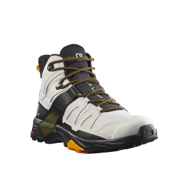 4 - Трекінгове взуття Salomon X Ultra 4 MID Gore-Tex (водонепроникні). Lunar rock / Magnet. Розмір 44 2/3