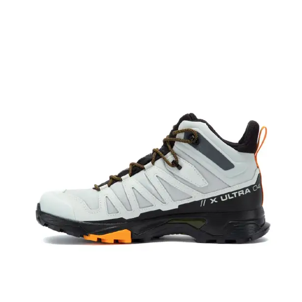 6 - Трекінгове взуття Salomon X Ultra 4 MID Gore-Tex (водонепроникні). Lunar rock / Magnet. Розмір 46