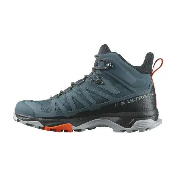 3 - Трекінгове взуття Salomon X Ultra 4 MID Gore-Tex (водонепроникні). Синьо-зелені. Розмір 42