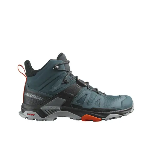 1 - Трекінгове взуття Salomon X Ultra 4 MID Gore-Tex (водонепроникні). Синьо-зелені. Розмір 44