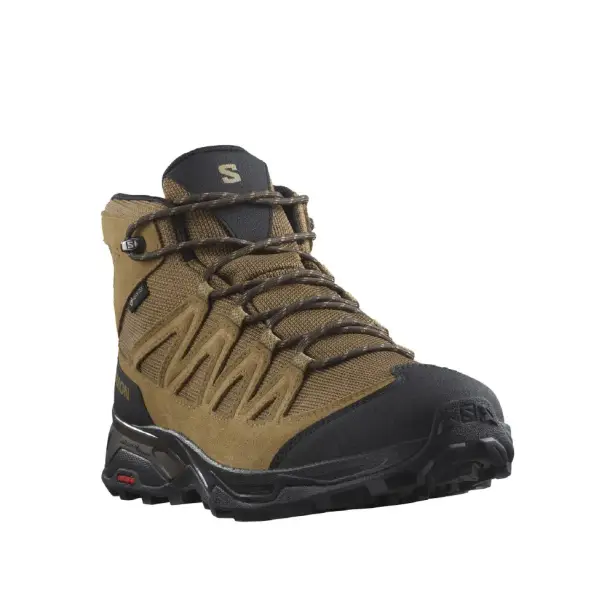3 - Трекінгові черевики Salomon X Ward Leather MID Gore-Tex. Койот. Розмір 40 2/3