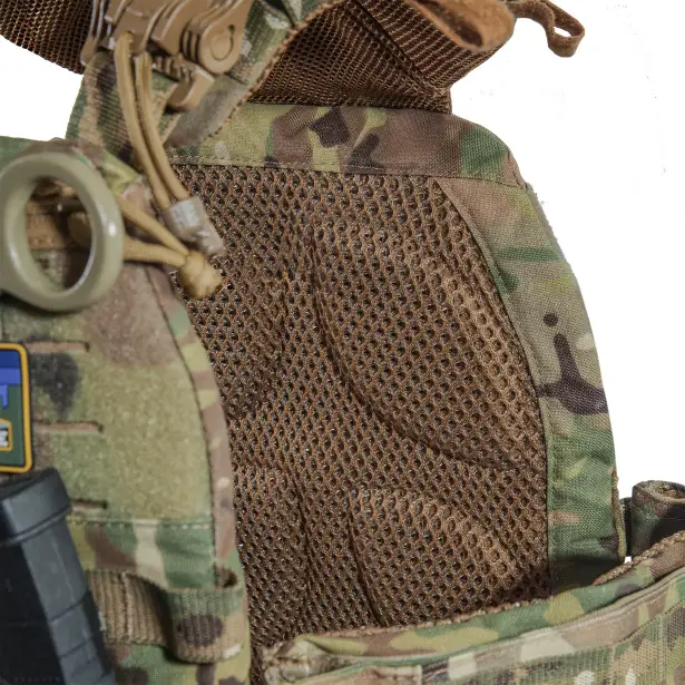 6 - Бронежилет 6-го класу (TUR PRO Gen 2). Вага 6.5 кг. (Комплект 4 підсумка). З системою швидкого скидання. Molle. Колір Мультикам. Розмір L/XL.