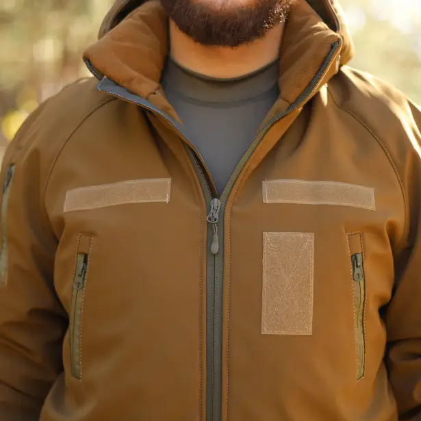 15 - Куртка тактична Softshell ХАНТЕР. Осінь-Весна Койот. Розмір L (48-50)