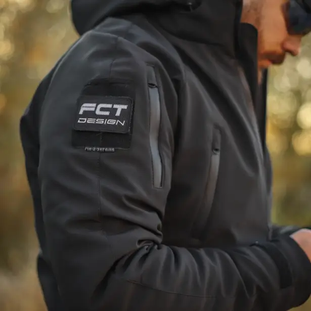 12 - Куртка тактична Softshell ХАНТЕР. Осінь-Весна Чорний. Розмір 3XL (60-62)