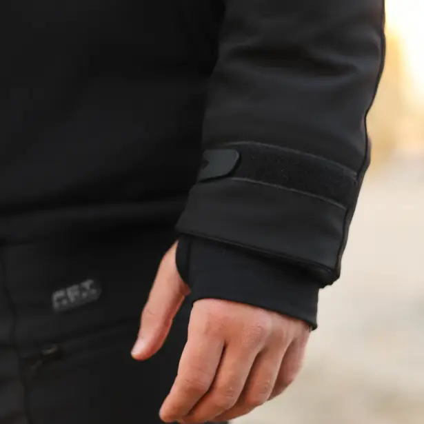 13 - Куртка тактична Softshell ХАНТЕР. Осінь-Весна Чорний. Розмір 3XL (60-62)