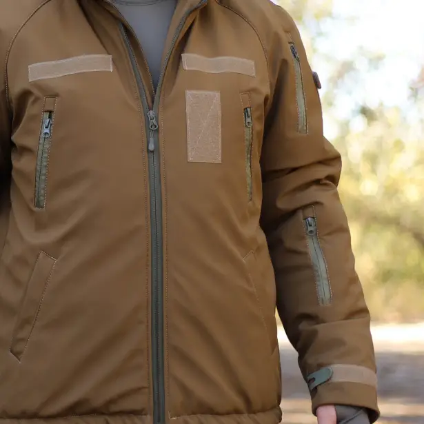 12 - Куртка тактична Softshell ХАНТЕР. Осінь-Весна Койот. Розмір 3XL (60-62)