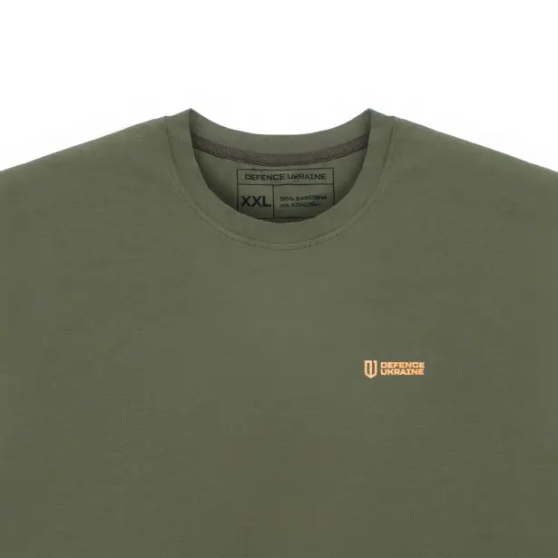 12 - Футболка Military Capybara. Бавовна/еластан. Олива. Розмір XL