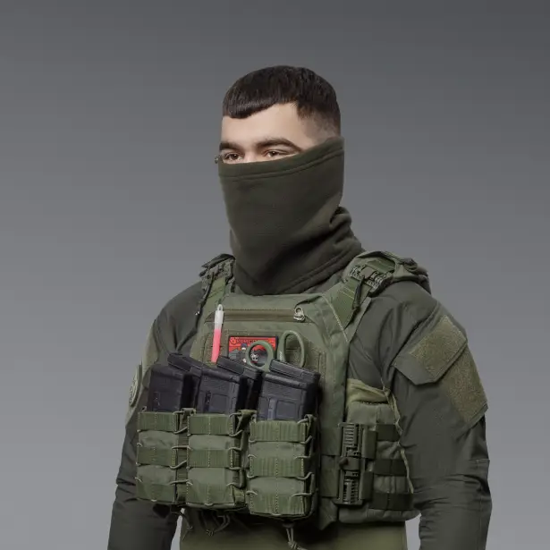 2 - Флісовий Бафф Winter Neck Олива. Polyester. Розмір: L-XL
