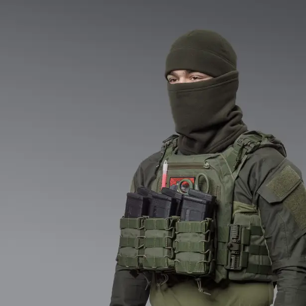 5 - Флісовий Бафф Winter Neck Олива. Polyester. Розмір: L-XL