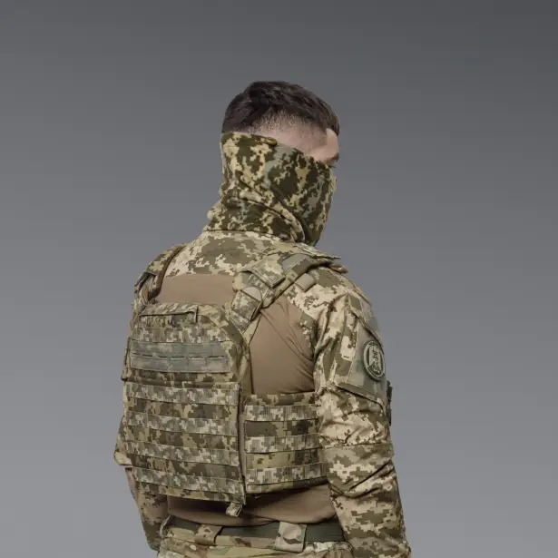 6 - Флісовий Бафф Winter Neck Піксель. Polyester. Розмір: L-XL