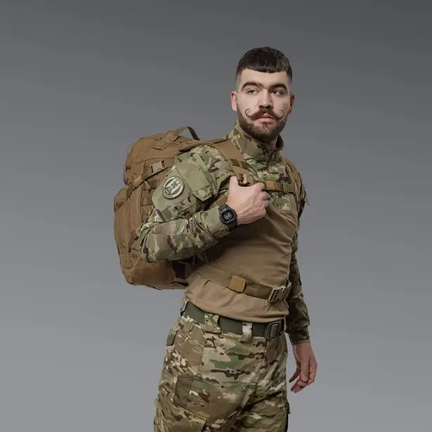 5 - Тактичний рюкзак Scout на 40л. Cordura 1000D. Койот