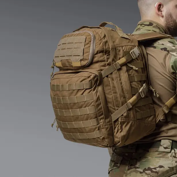 4 - Тактичний рюкзак Scout на 40л. Cordura 1000D. Койот