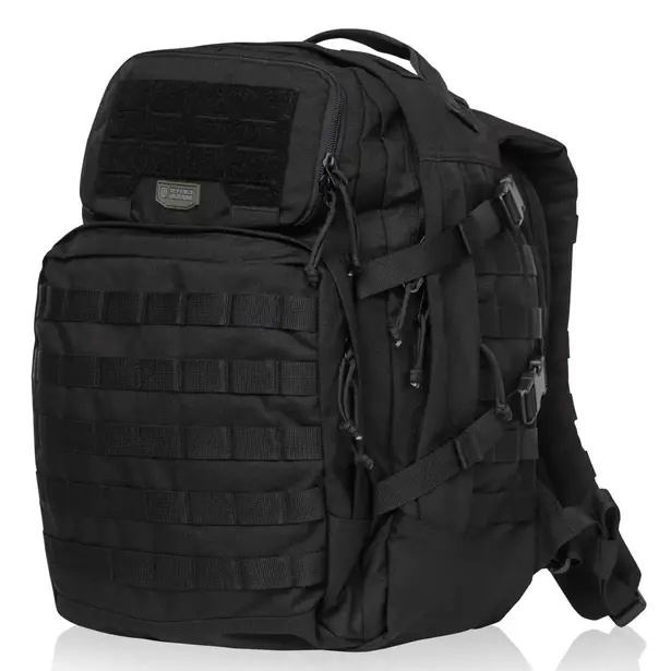 1 - Тактичний рюкзак Scout на 40л. Cordura 1000D. Чорний