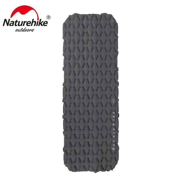 1 - Килимок надувний 65 мм Naturehike FC-10 NH19Z001-P. Графіт