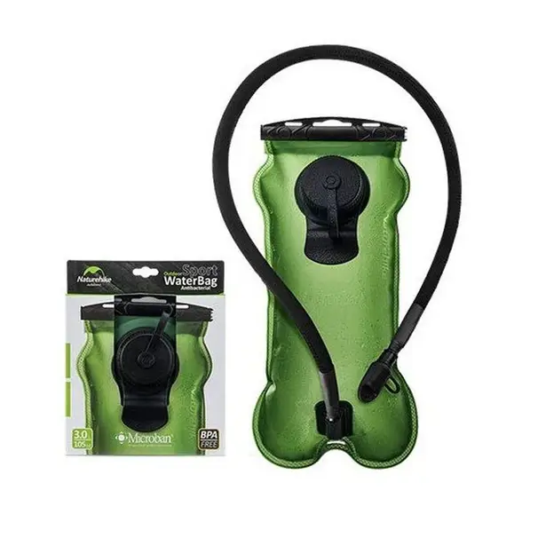1 - Питна система (гідратор) 3 л Naturehike PET NH30Y030-D. Зелений