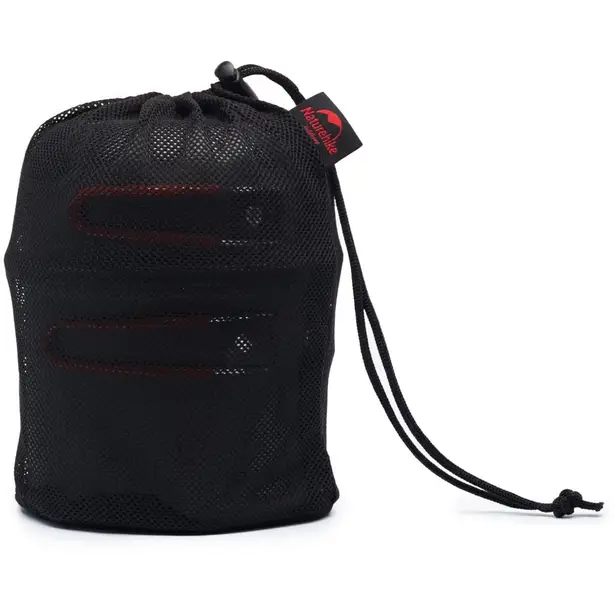 8 - Набір посуду для кемпінга 4 од. Naturehike NH15T401-G, алюміній