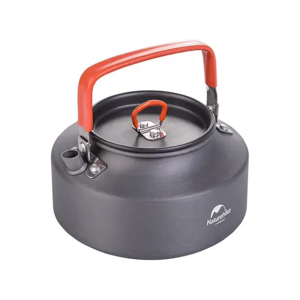 1 - Чайник алюмінієвий Naturehike NH17C020-H 1.1 л. Сірий
