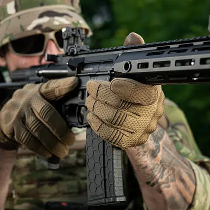 7 - Тактические перчатки M-Tac A30. Койот