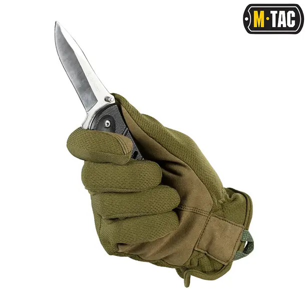 4 - Тактичні рукавички M-Tac Scout Tactical Mk.2. Олива