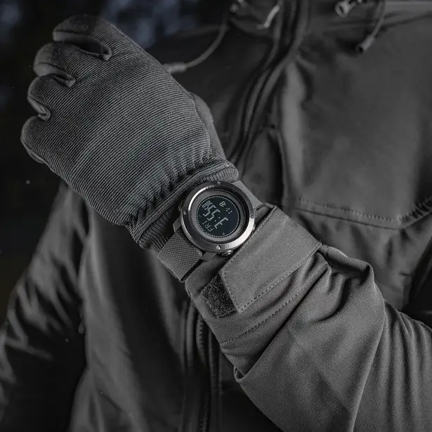 7 - Тактичний годинник мультифункціональний M-Tac. Чорний