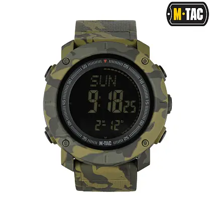 1 - Тактичний годинник з компасом 2095 Army M-Tac. Мультикам