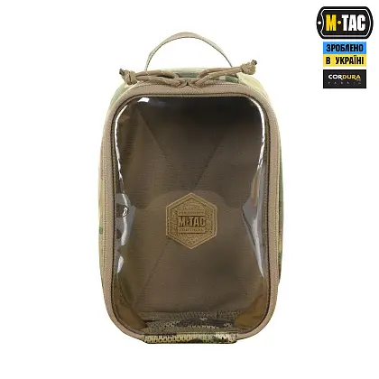 2 - Органайзер утилітарний прозорий Elite Small Gen.II M-Tac. Мультикам