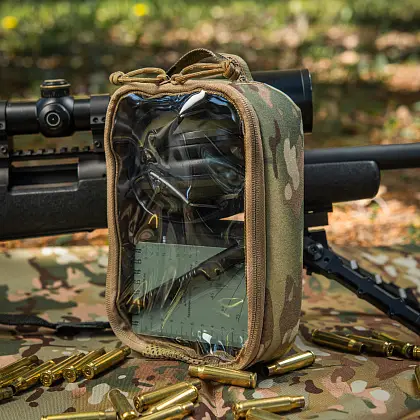 6 - Органайзер утилітарний прозорий Elite Small (22х14 см) M-Tac. Мультикам