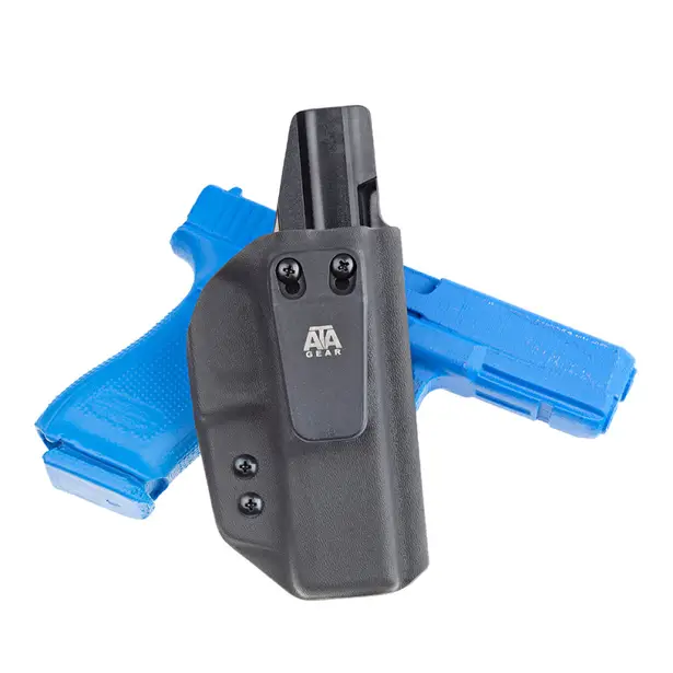 4 - Кобура для зброї Glock - 17 / 22 / 47 для правші ATA‑Gear Fantom ver.3. Чорний