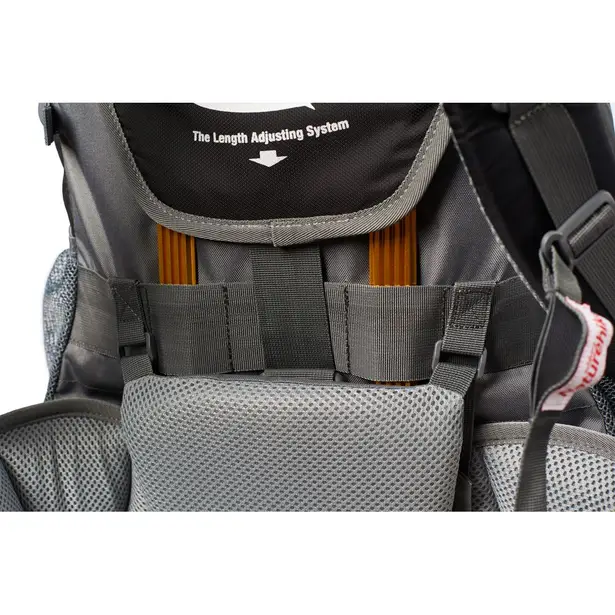 4 - Рюкзак туристичний Naturehike NH70B070-B, 70л+5л. Чорно-сірий