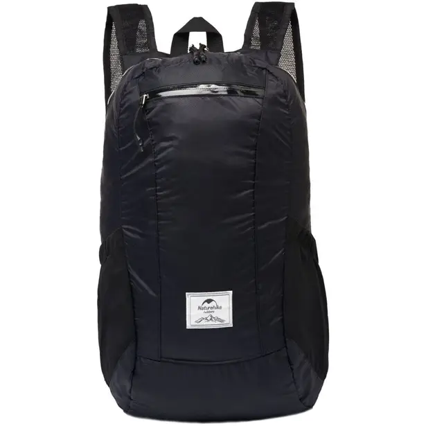 1 - Рюкзак компактний надлегкий Naturehike Ultralight NH17A012-B, 18л: Чорний