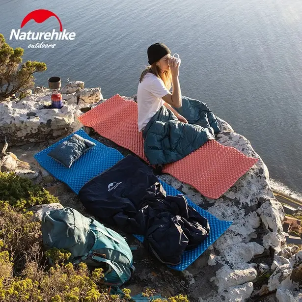 6 - Килимок складний Naturehike NH19QD008 IXPE із алюмінієвою плівкою, олива