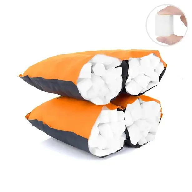 5 - Подушка самонадувна Naturehike Sponge automatic NH17A001-L, жовта