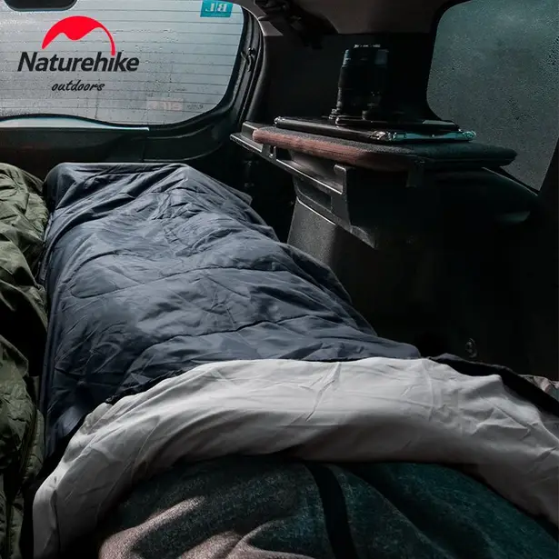 3 - Спальний мішок Naturehike Y150L NH21MSD08, правий, сіро-блакитний