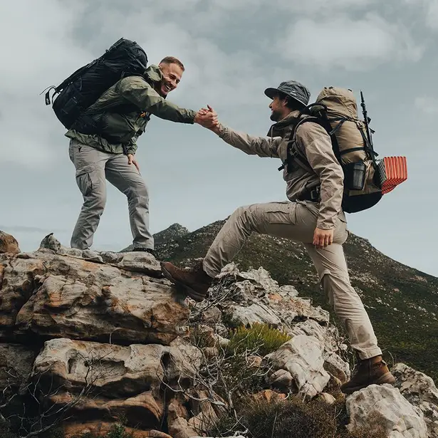 5 - Рюкзак туристичний Naturehike NH70B070-B, 70л+5л. Світло-коричневий