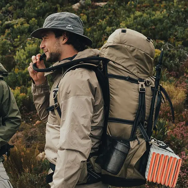 6 - Рюкзак туристичний Naturehike NH70B070-B, 70л+5л. Світло-коричневий