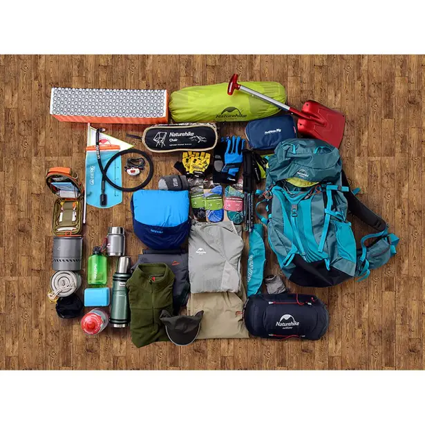 2 - Рюкзак туристичний Naturehike NH16Y020-Q, 55л. Чорний