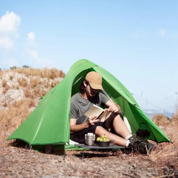 14 - Намет надлегкий одномісний Naturehike Cloud Up Base 1 CNK2450WS032, зелений