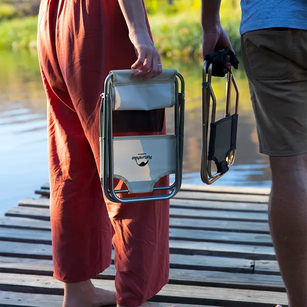 7 - Стілець розкладний Naturehike MZ01 NH18M001-Z, чорний