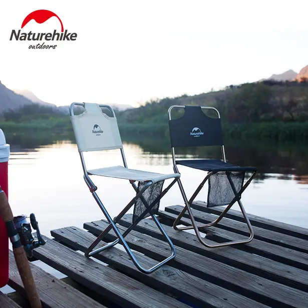 9 - Стілець розкладний Naturehike MZ01 NH18M001-Z, чорний