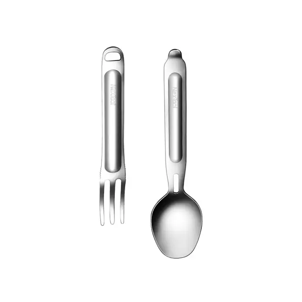 4 - Набір столових приборів NexTool Portable Stainless Steel Tableware з нержавіючої сталі