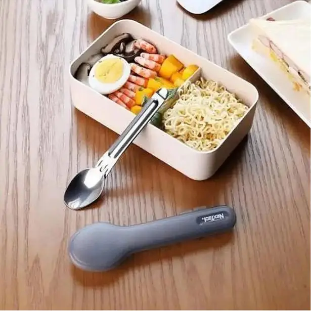 7 - Набір столових приборів NexTool Portable Stainless Steel Tableware з нержавіючої сталі