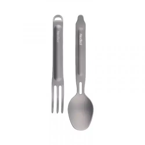 2 - Набір столових приборів NexTool Titanium Tableware Set з титану