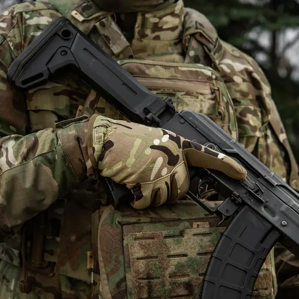 15 - Тактические перчатки M-Tac Scout Tactical Mk.2. Мультикам