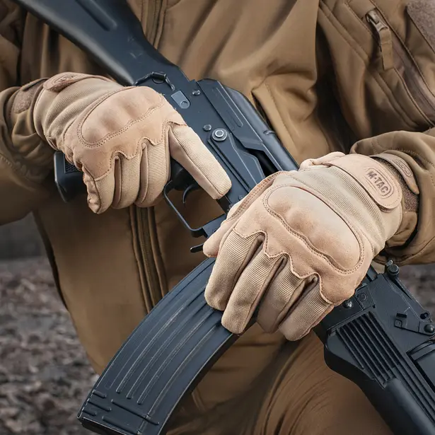 8 - Тактические перчатки M-Tac Assault Tactical Mk.5. Хаки