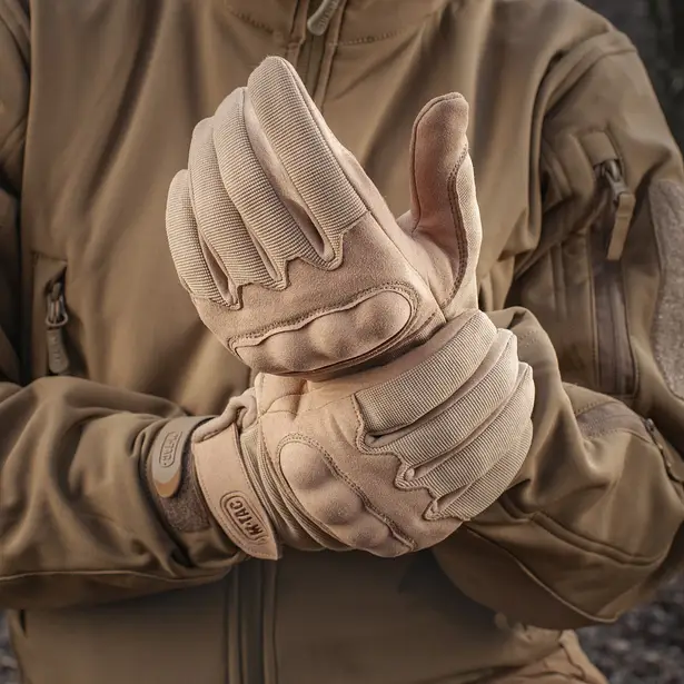 12 - Тактические перчатки M-Tac Assault Tactical Mk.5. Хаки